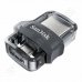 SanDisk, Ultra Dual Drive, m3.0, 128GB, USB 3.0, Flash Drive, Grey